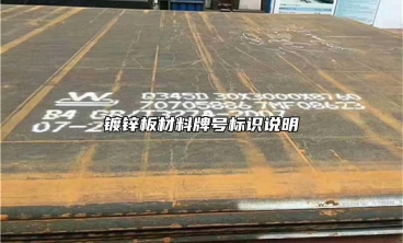 鍍鋅板材料牌號標(biāo)識說明
